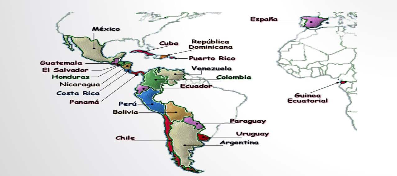 Los Países De Habla Hispana | Paises Hispanohablantes